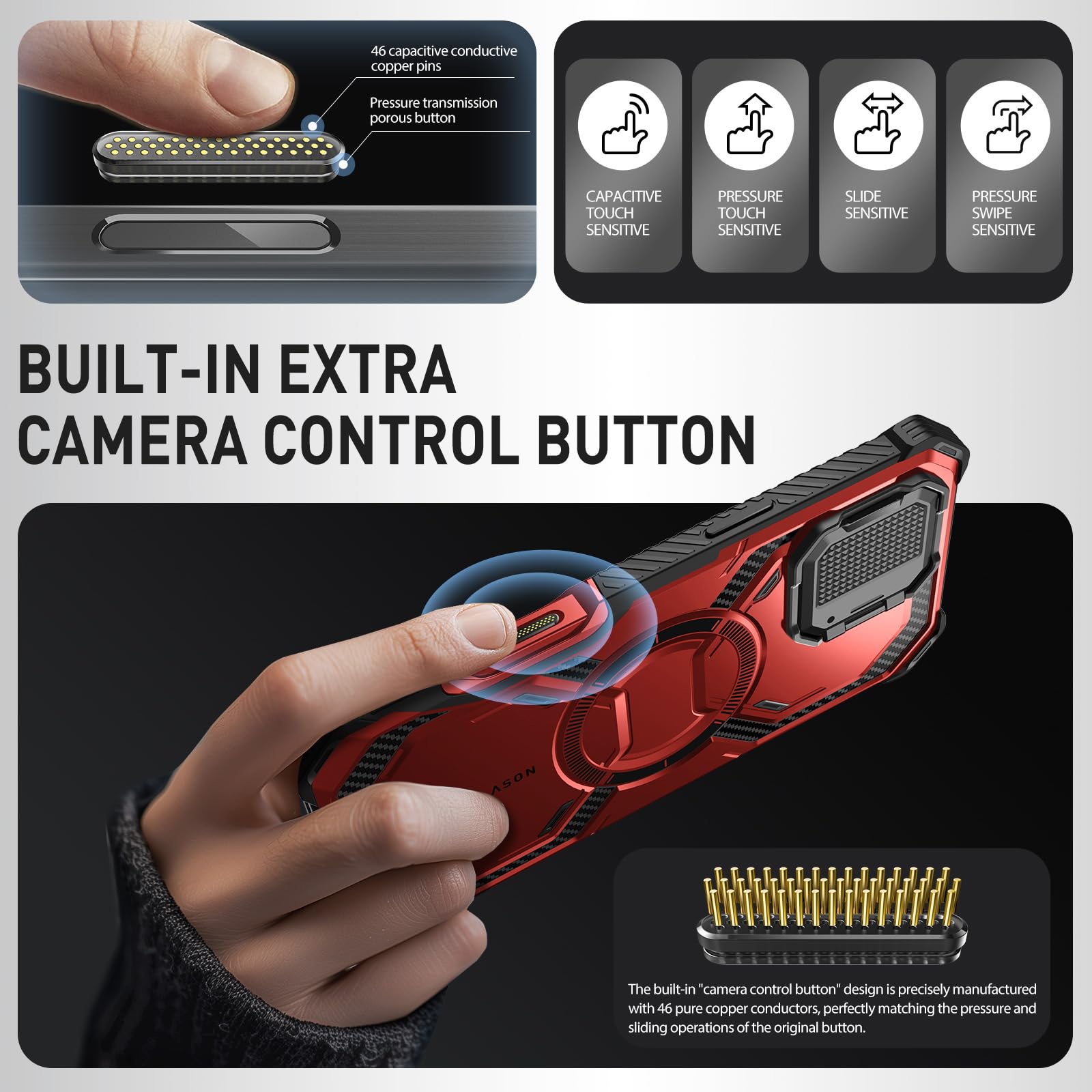 Foto 2 | Funda De Teléfono I-blason Armorbox Series Para Iphone 16 Pro - Venta Internacional.