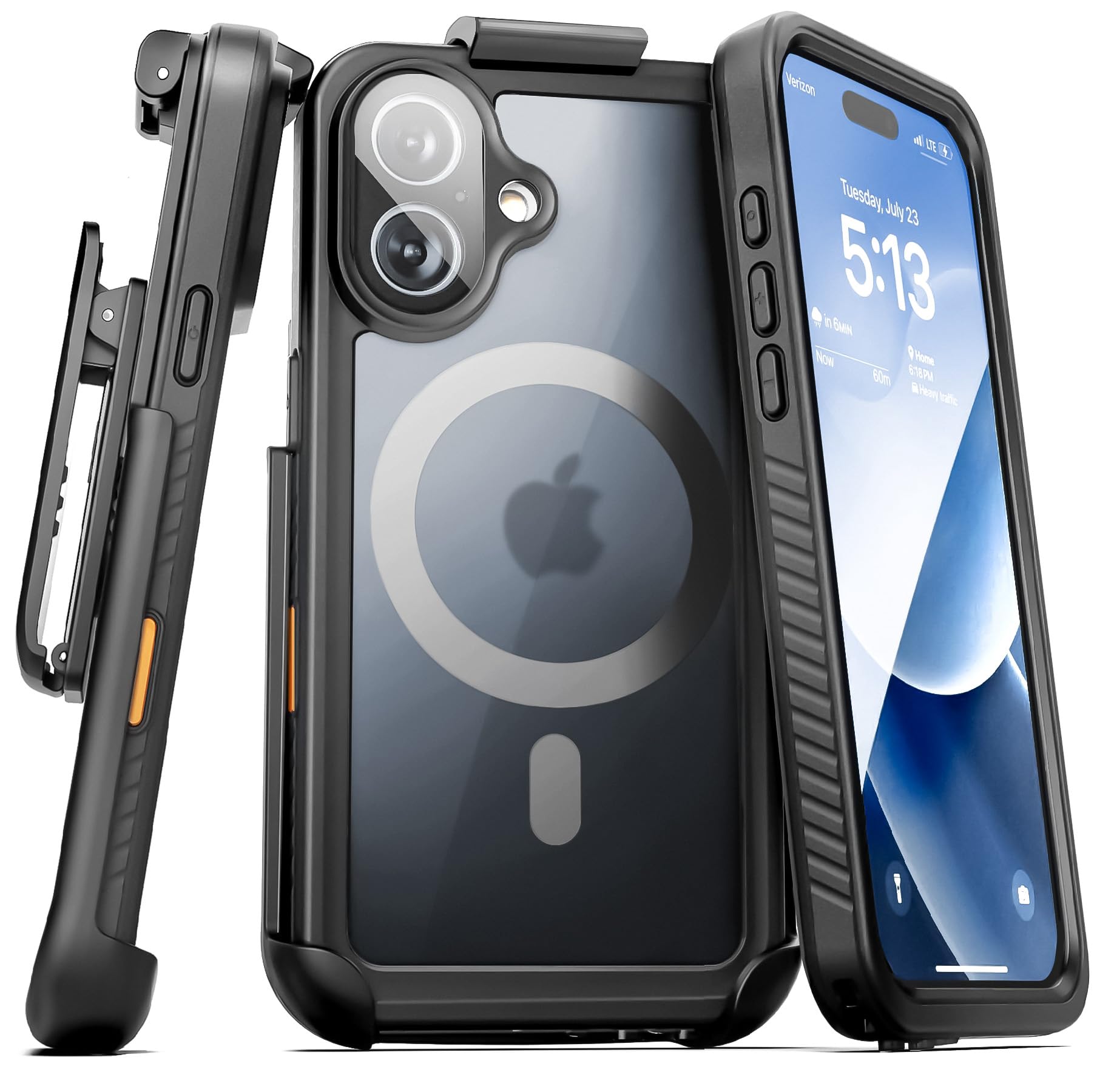 Foto 1 | Funda Impermeable Para Iphone 16 Plus Con Clip Para Cinturón - Venta Internacional.