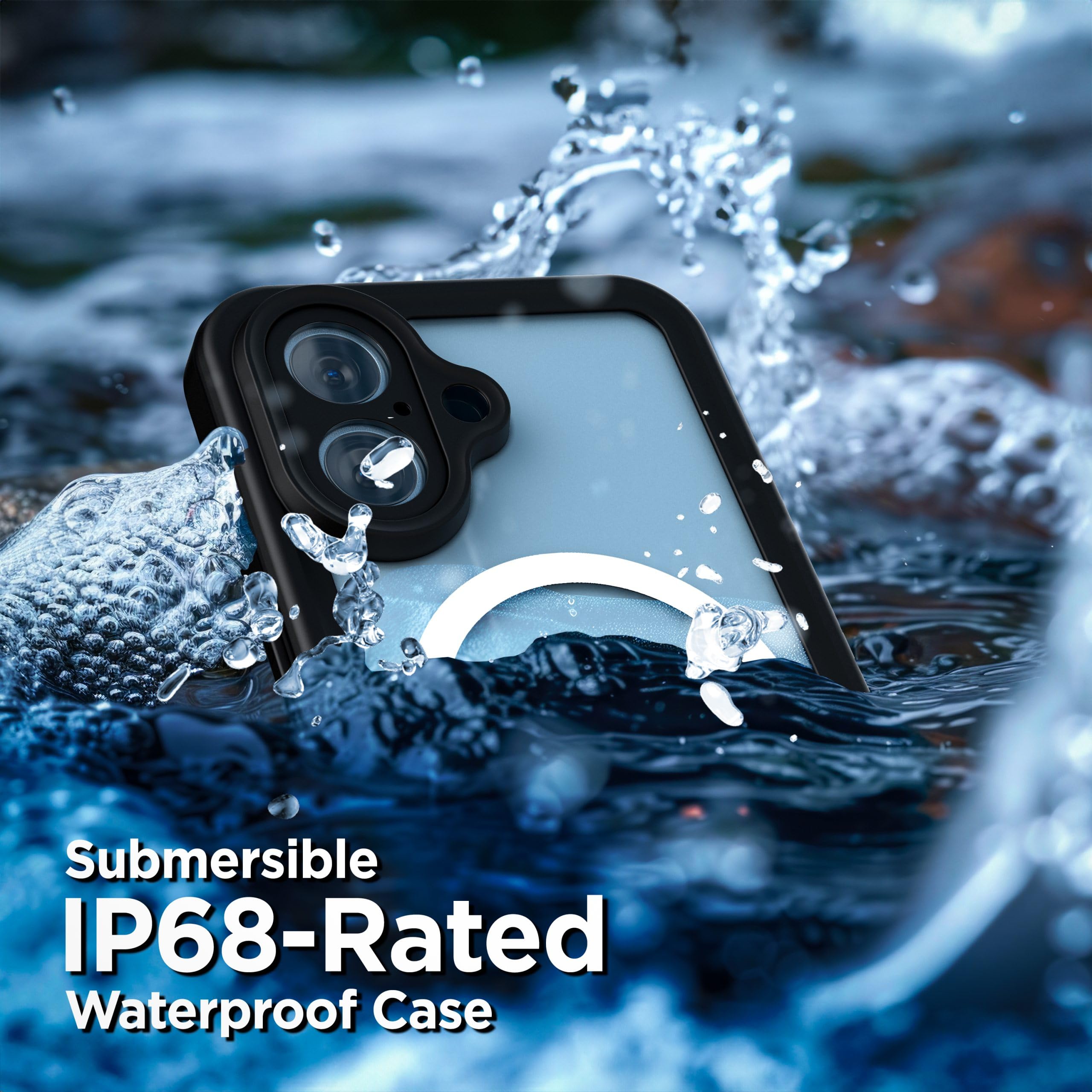 Foto 5 | Funda Impermeable Para Iphone 16 Plus Con Clip Para Cinturón - Venta Internacional.