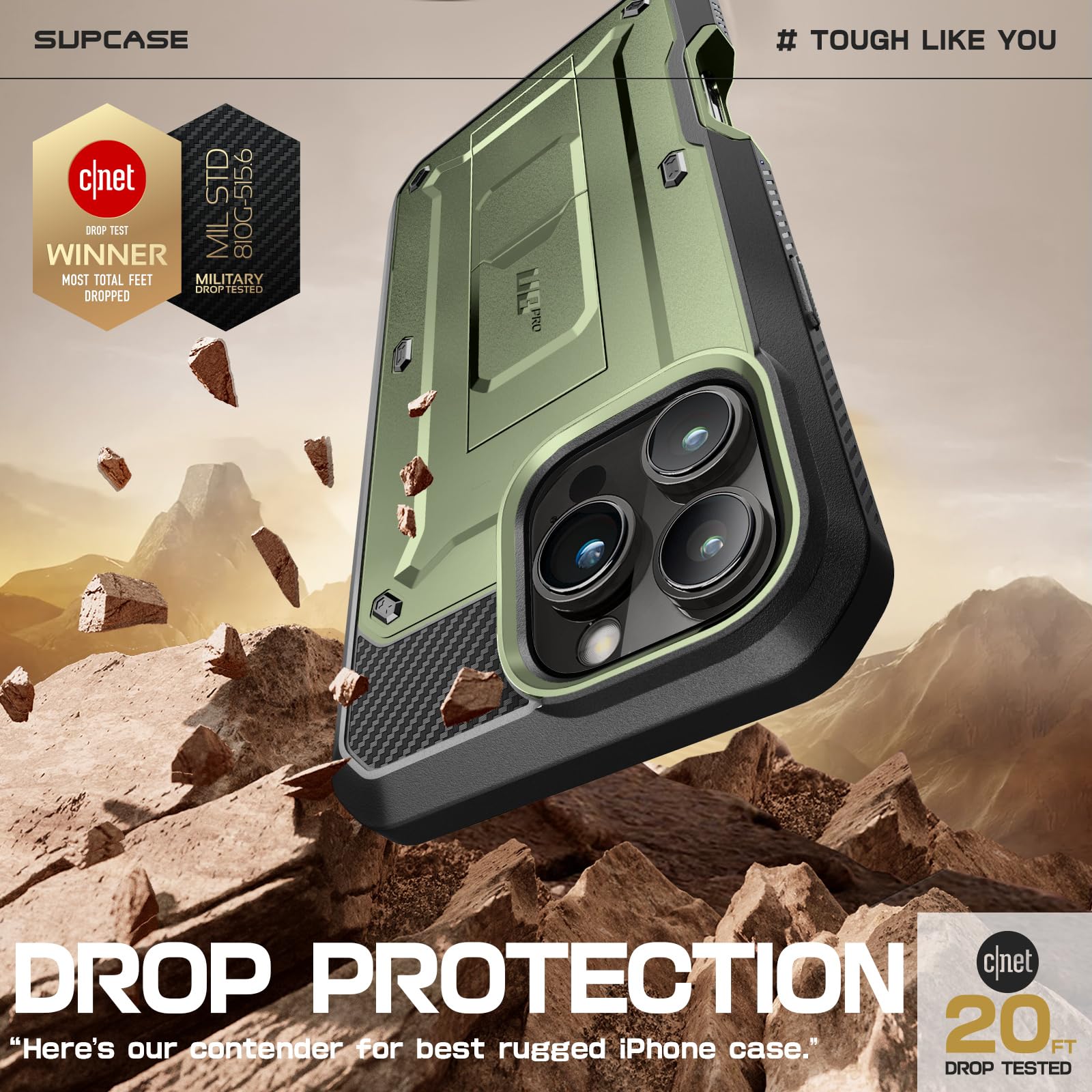 Foto 4 pulgar | Funda Para Teléfono Supcase Unicorn Beetle Pro Para Iphone 16 Pro De 6.3 Pulgadas - Venta Internacional.