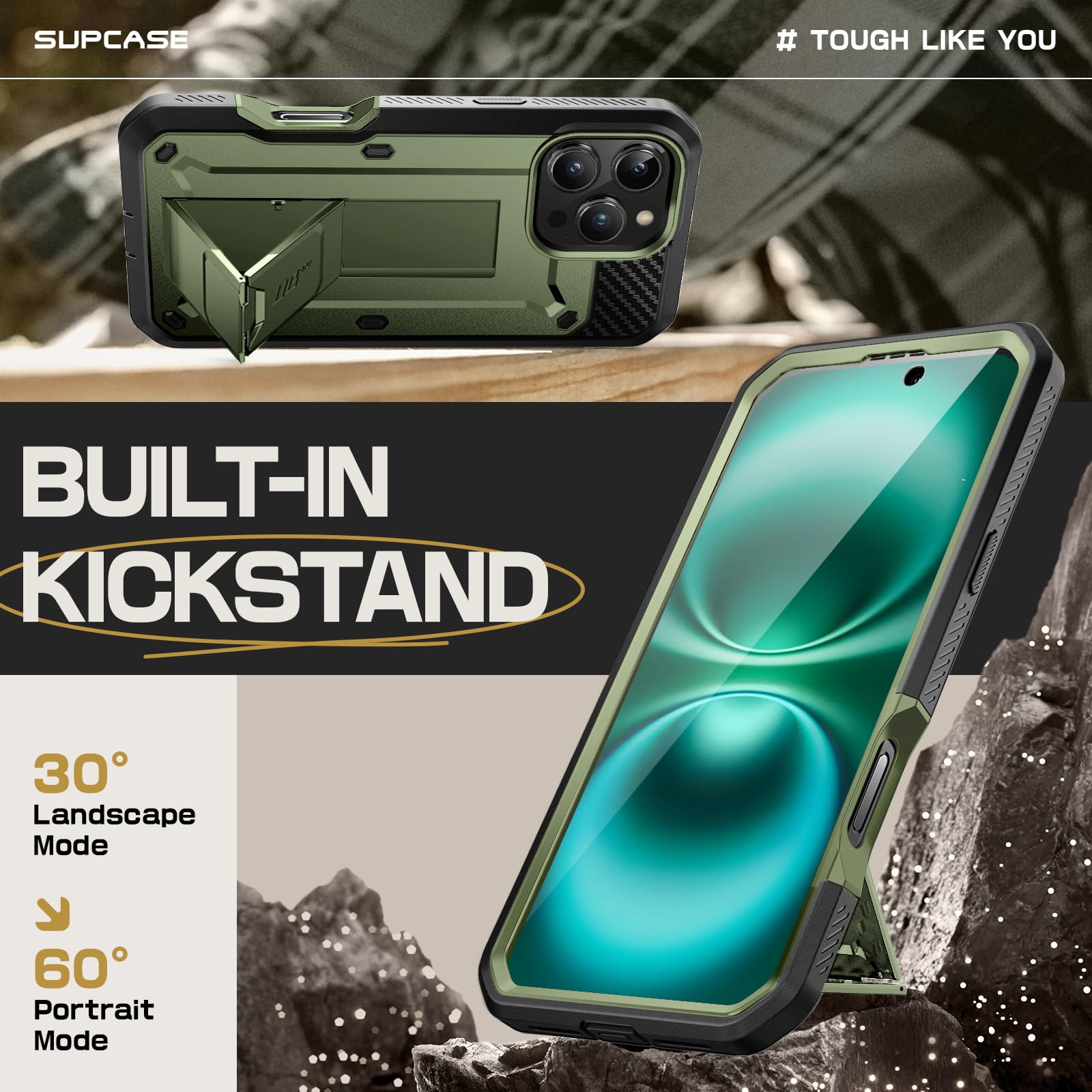Foto 5 pulgar | Funda Para Teléfono Supcase Unicorn Beetle Pro Para Iphone 16 Pro De 6.3 Pulgadas - Venta Internacional.