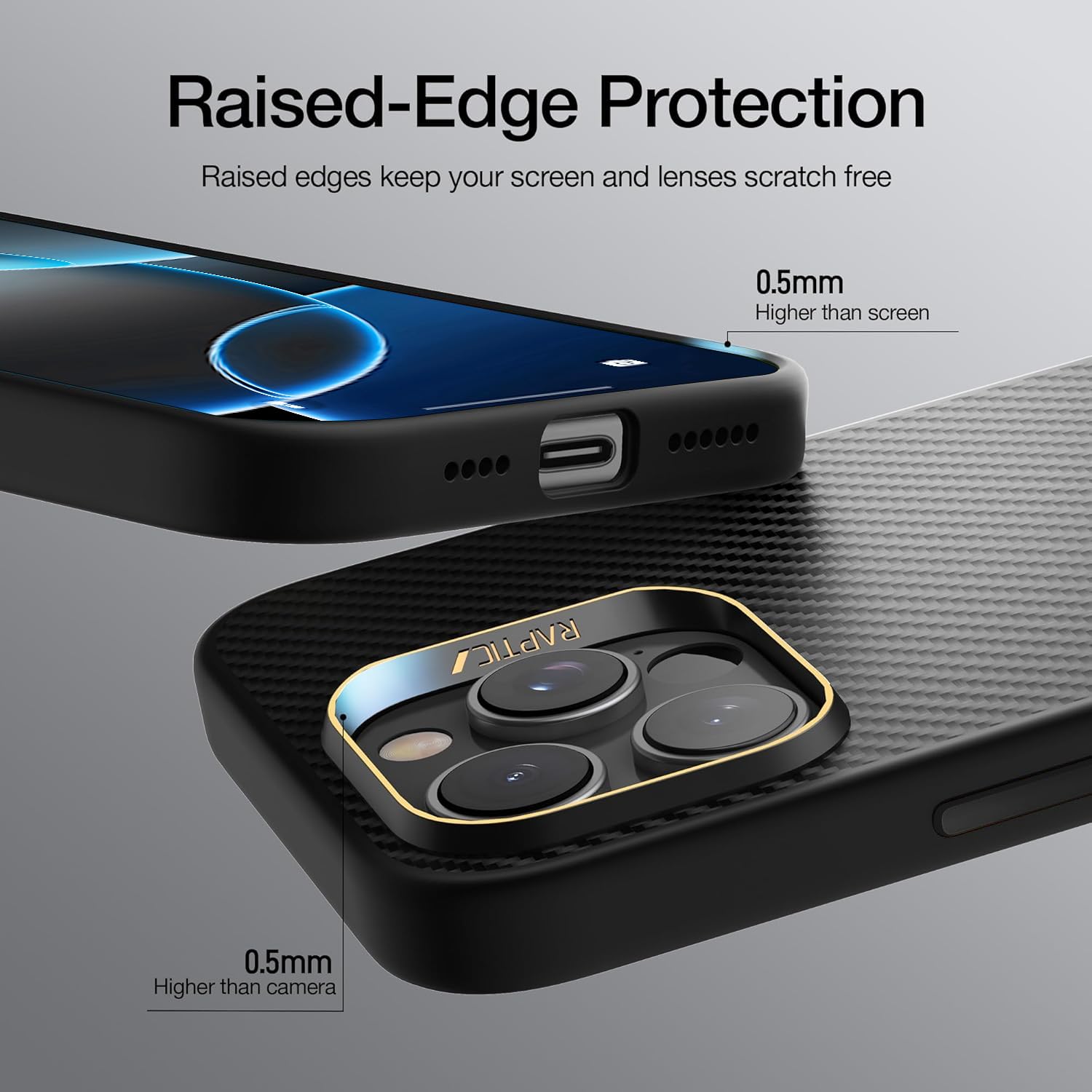Foto 8 pulgar | Funda Magnética Raptic 2024 Para Iphone 16 Pro Max 6.9'' Negra - Venta Internacional.