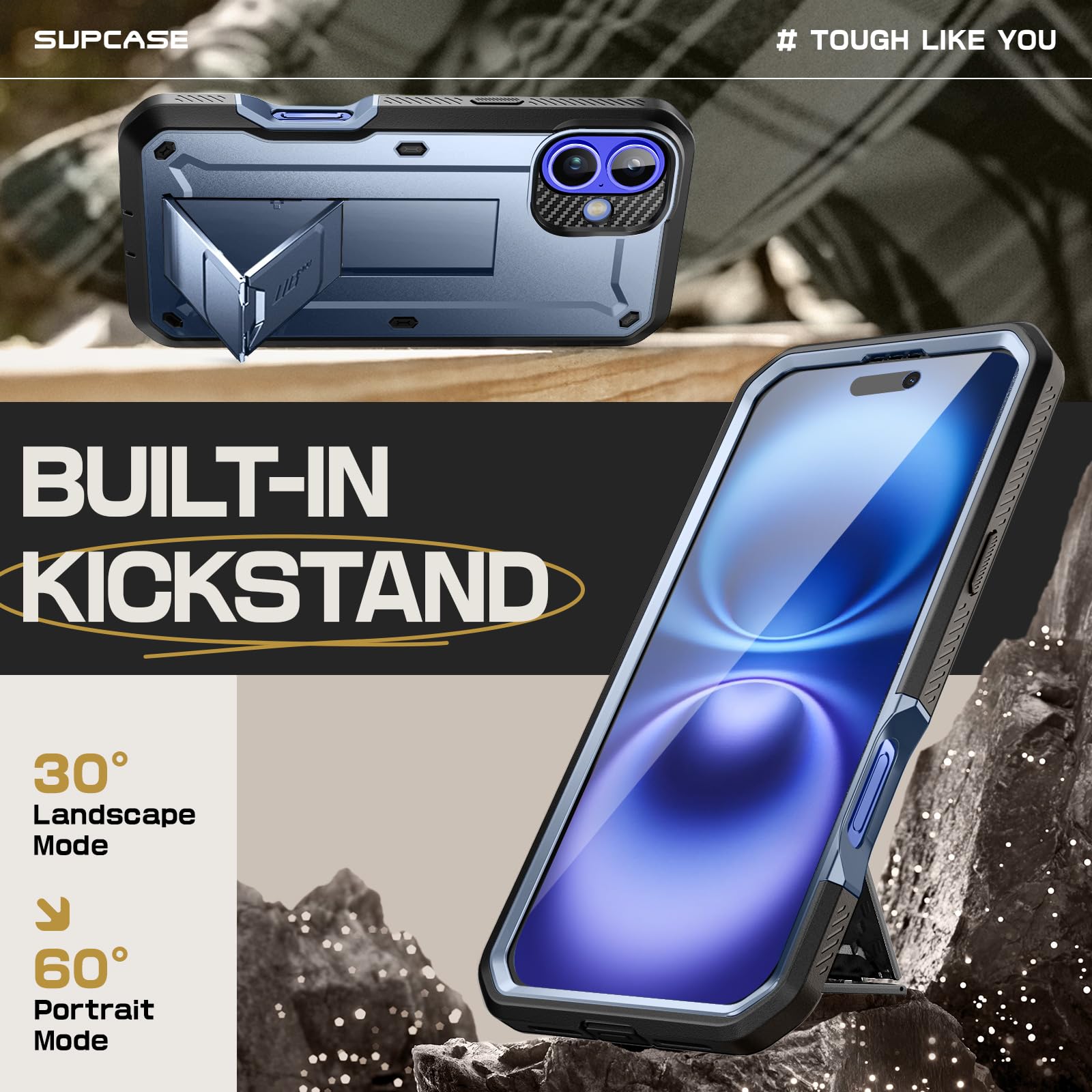Foto 5 pulgar | Funda De Teléfono Supcase Unicorn Beetle Pro Para Iphone 16 De 6.1 Pulgadas - Venta Internacional.