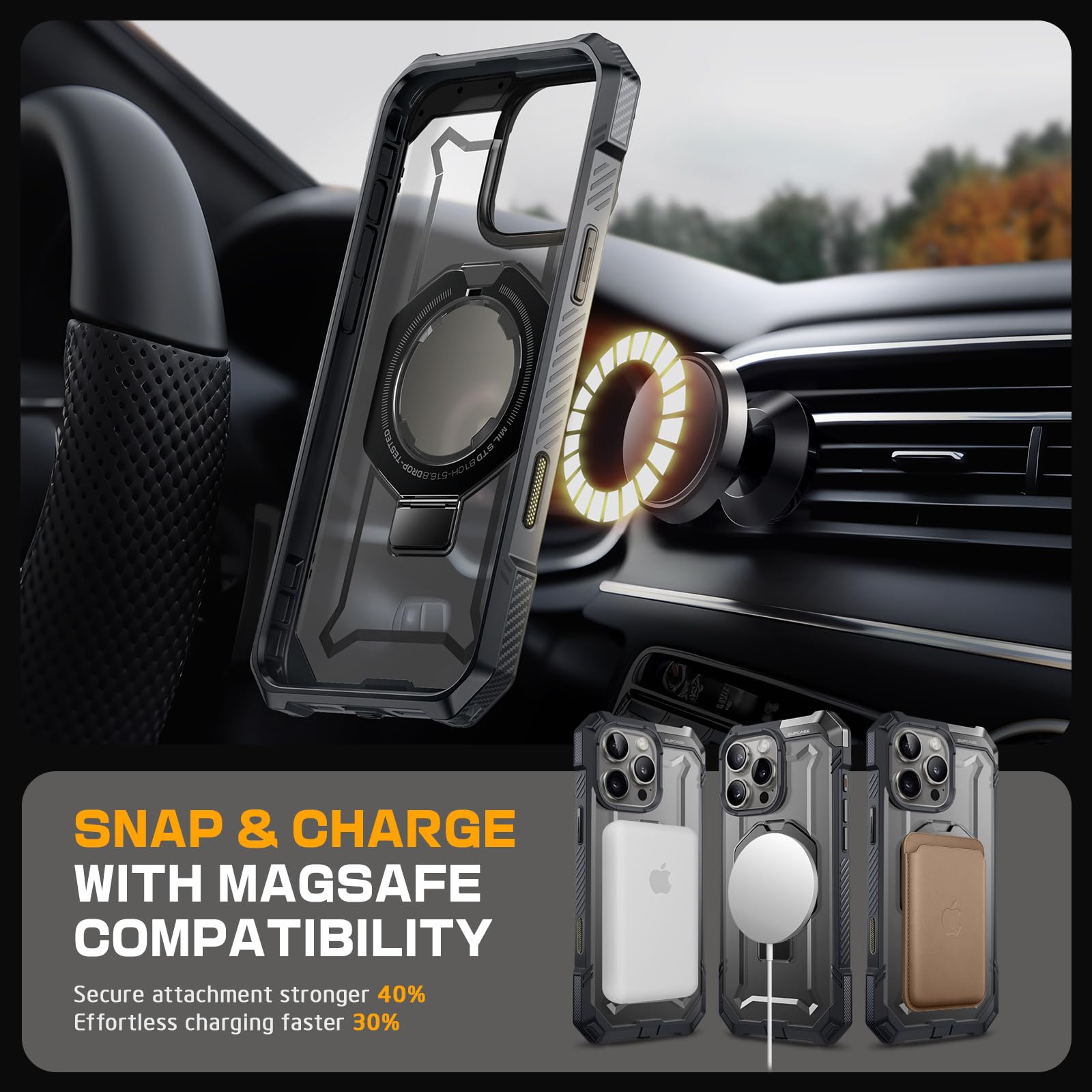Foto 8 pulgar | Funda Para Teléfono Supcase Unicorn Beetle Grip Para Iphone 16 Pro De 6.3 Pulgadas - Venta Internacional.