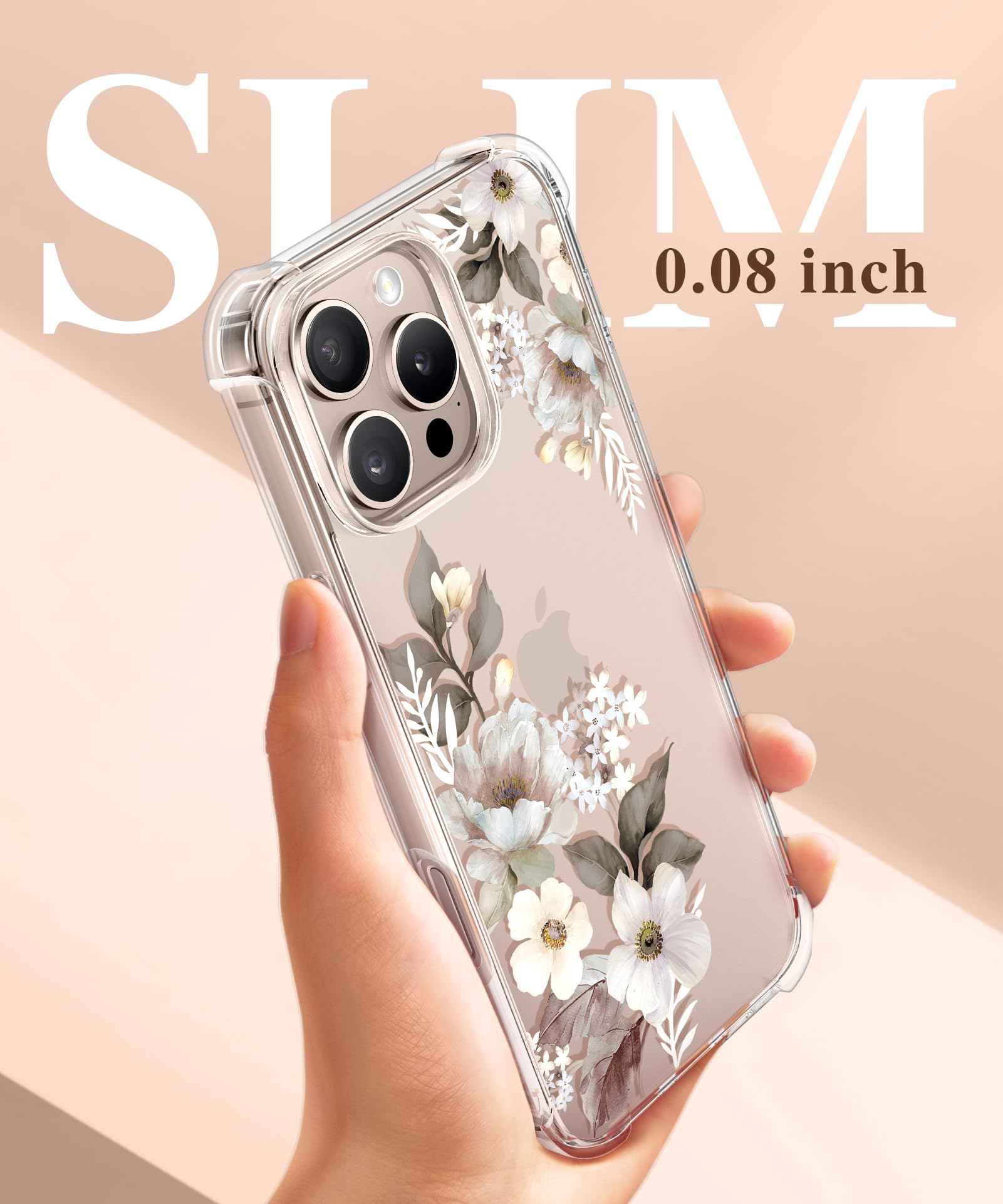 Foto 8 pulgar | Funda De Teléfono Gviewin Para Iphone 16 Pro Max Con Protector De Pantalla - Venta Internacional.