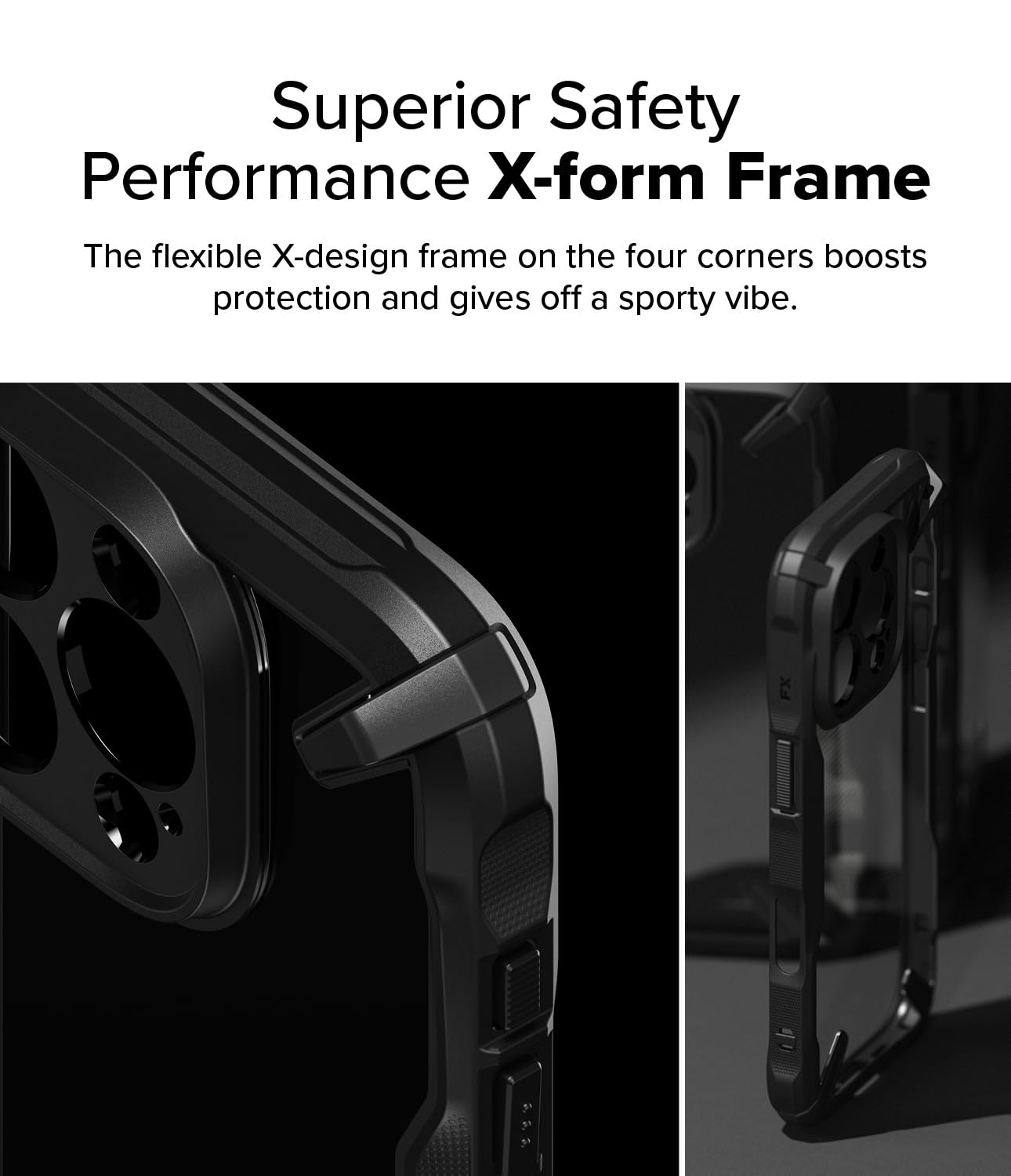 Foto 4 pulgar | Funda Ringke Fusion-x Compatible Con Iphone 16 Pro - Negra - Venta Internacional.