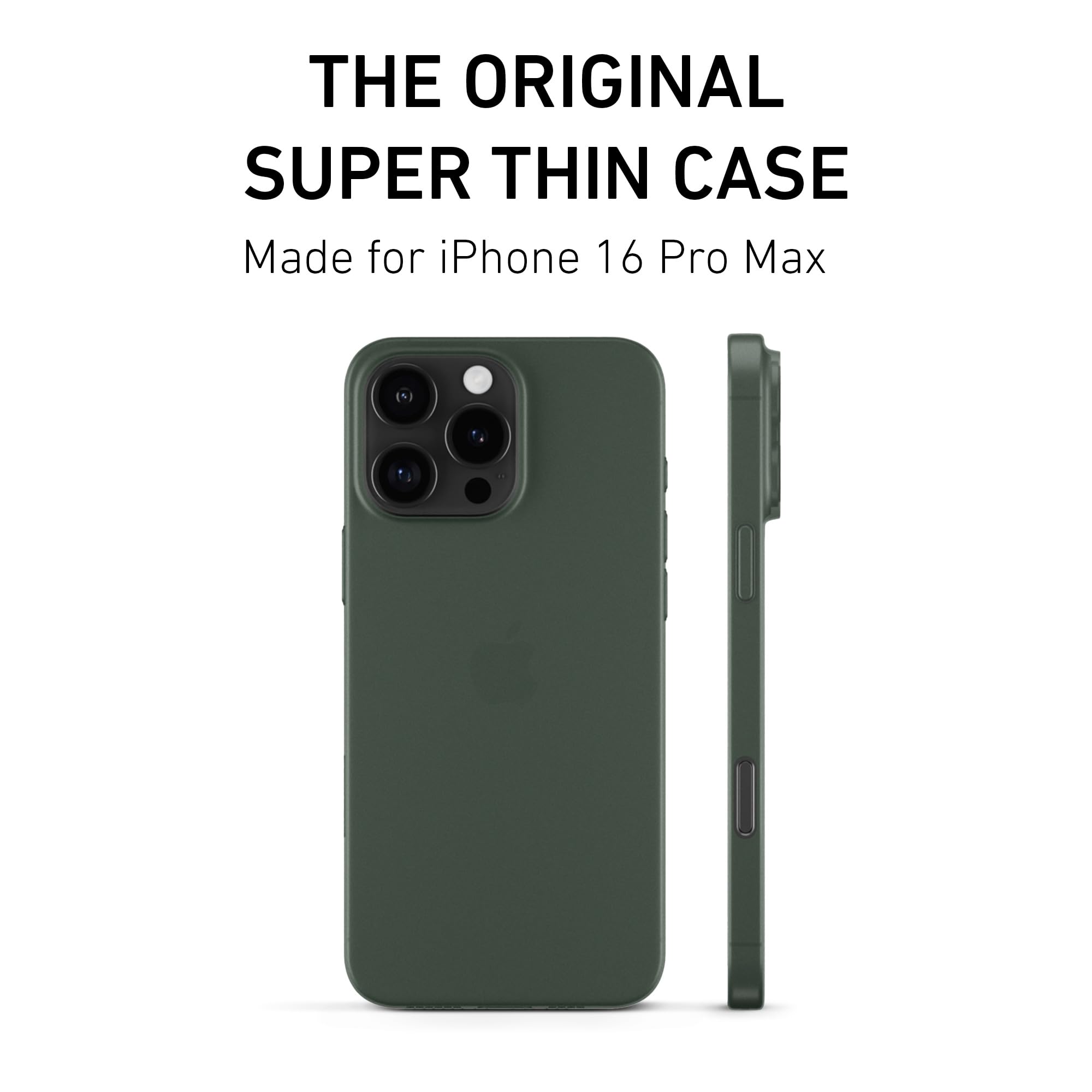 Foto 3 pulgar | Funda Peel Original Super Thin Para Iphone 16 Pro Max, Color Verde - Venta Internacional.