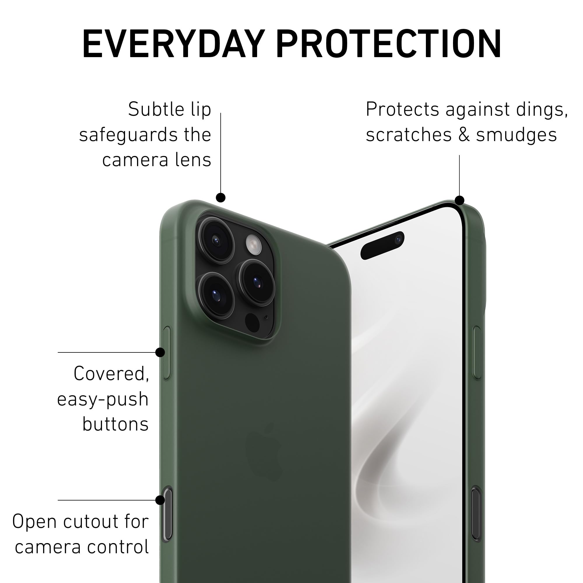 Foto 5 pulgar | Funda Peel Original Super Thin Para Iphone 16 Pro Max, Color Verde - Venta Internacional.