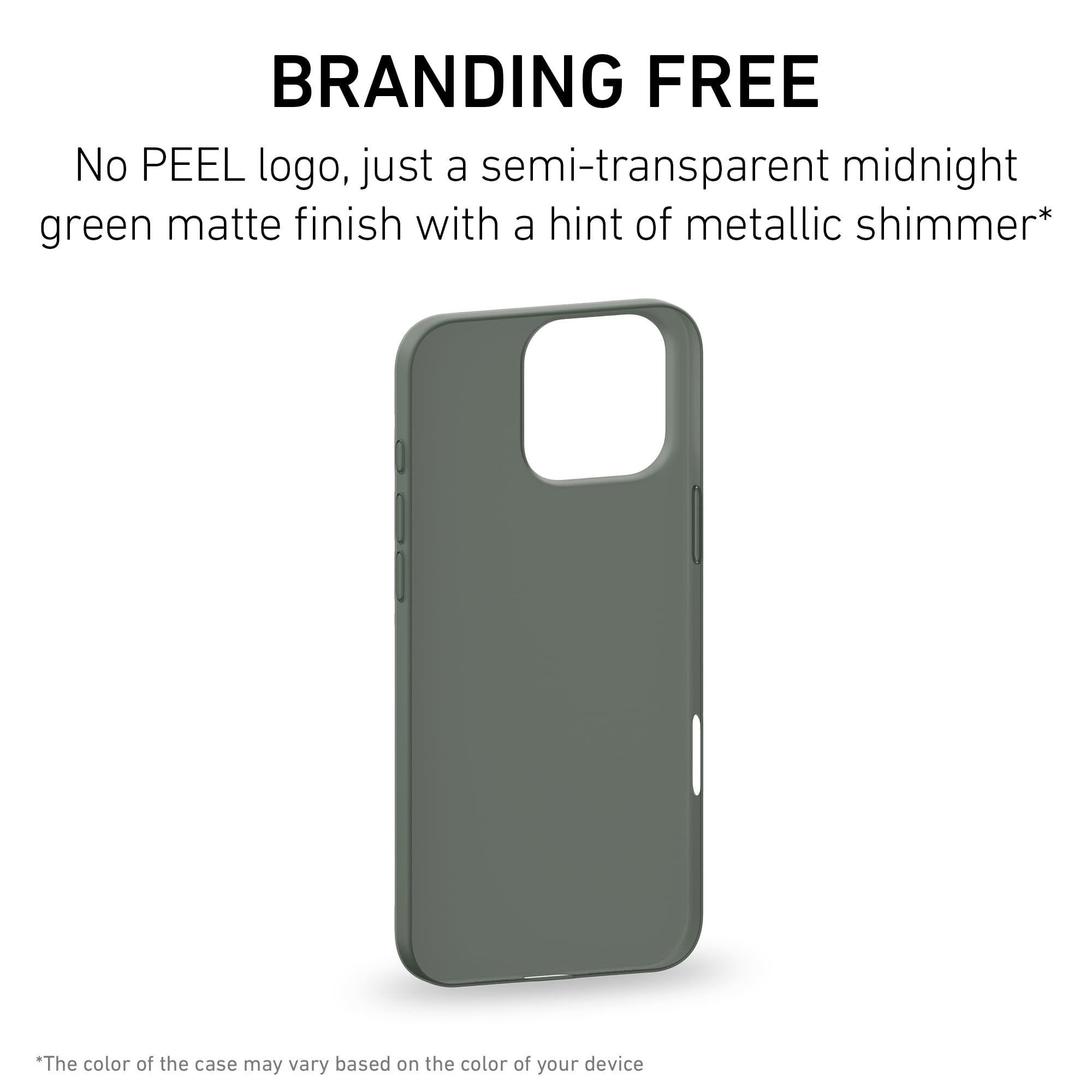 Foto 6 pulgar | Funda Peel Original Super Thin Para Iphone 16 Pro Max, Color Verde - Venta Internacional.