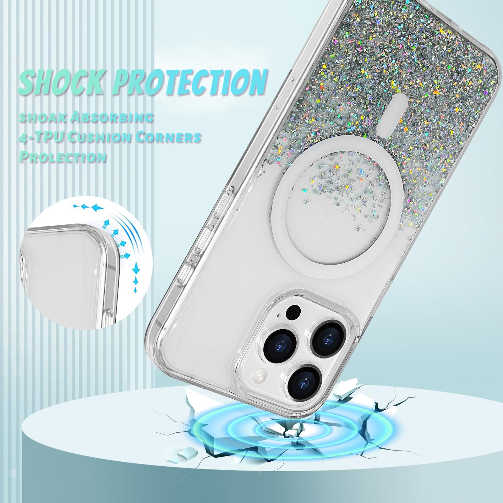 Foto 4 pulgar | Funda Bonoma Para Iphone 16 Pro Max Con Soporte Magsafe - Venta Internacional.