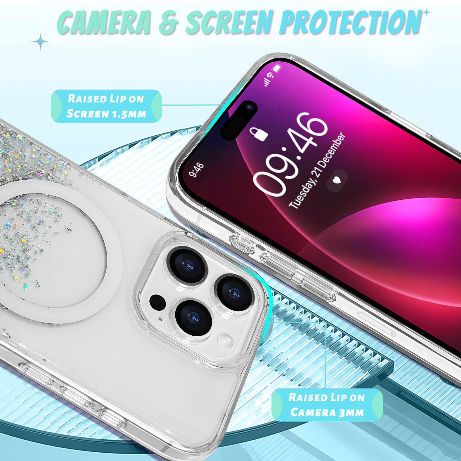 Foto 5 pulgar | Funda Bonoma Para Iphone 16 Pro Max Con Soporte Magsafe - Venta Internacional.