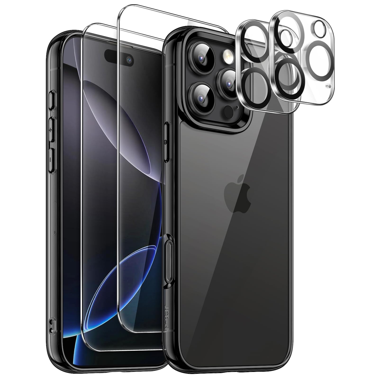 Foto 2 pulgar | Funda Jetech 5 En 1 Para Iphone 16 Pro De 6.3 Pulgadas Con Protectores - Venta Internacional.