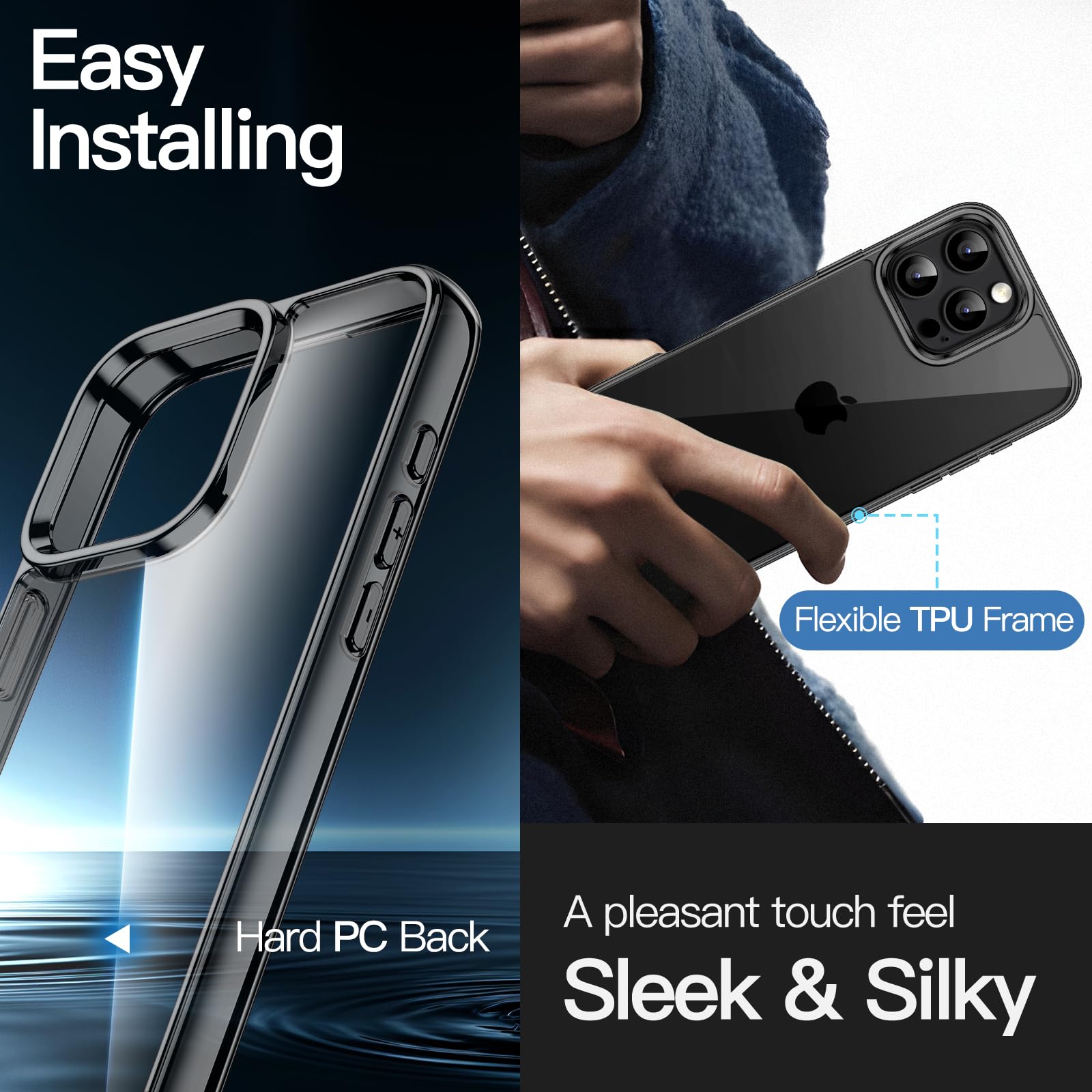 Foto 5 pulgar | Funda Jetech 5 En 1 Para Iphone 16 Pro De 6.3 Pulgadas Con Protectores - Venta Internacional.