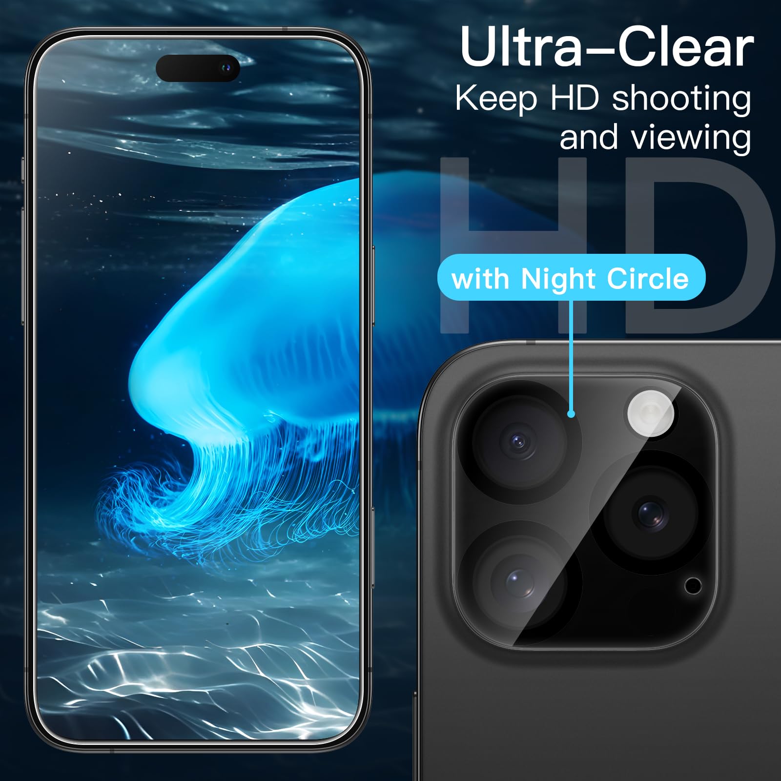 Foto 7 pulgar | Funda Jetech 5 En 1 Para Iphone 16 Pro De 6.3 Pulgadas Con Protectores - Venta Internacional.