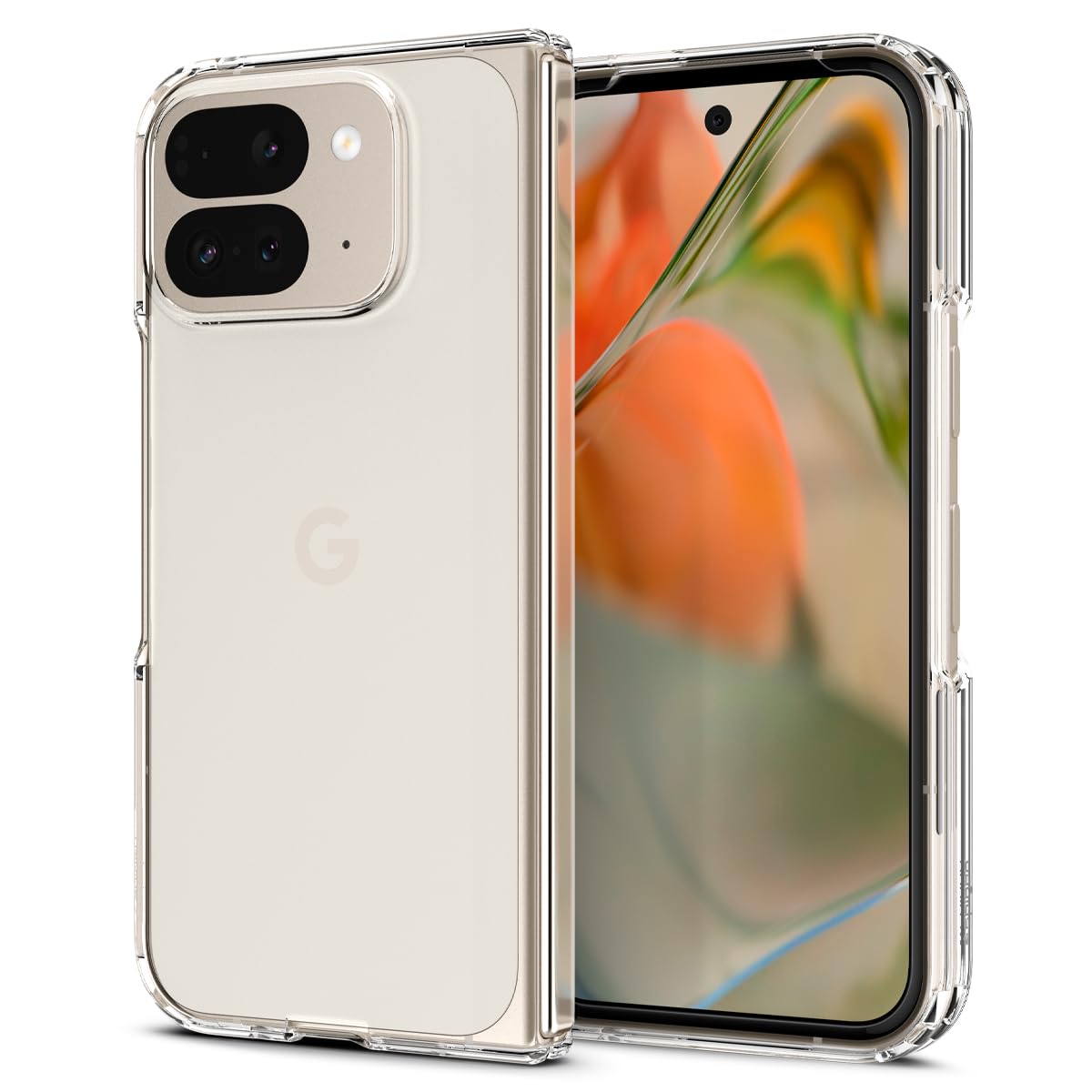 Funda Spigen Ultra Hybrid Para Pixel 9 Pro Fold Crystal Clear - Venta Internacional.