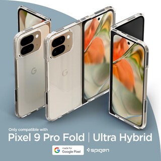 Foto 2 | Funda Spigen Ultra Hybrid Para Pixel 9 Pro Fold Crystal Clear - Venta Internacional.