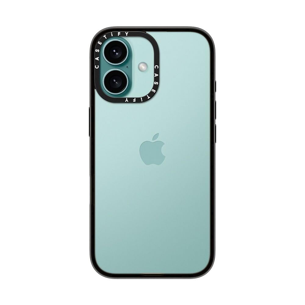Foto 4 | Funda De Teléfono Casetify Compact Para Iphone 16, Color Negro Transparente - Venta Internacional.