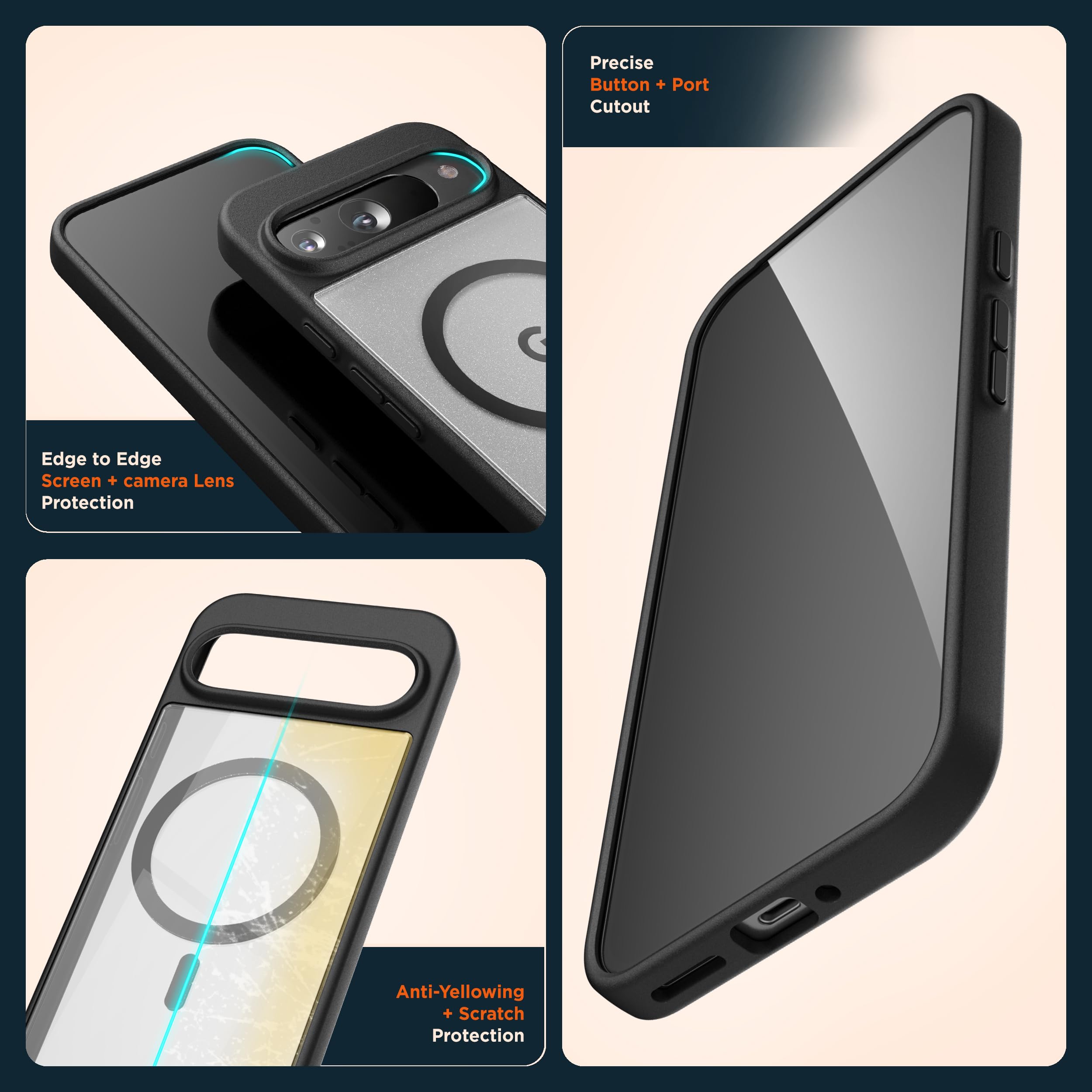 Foto 6 pulgar | Funda Transparente Magnética Para Google Pixel 9/pixel 9 Pro - Venta Internacional.