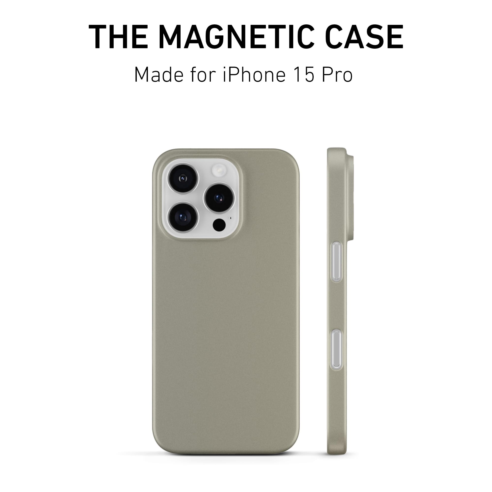Foto 3 pulgar | Funda Magnética Peel Compatible Con Iphone 16 Pro Natural - Venta Internacional.