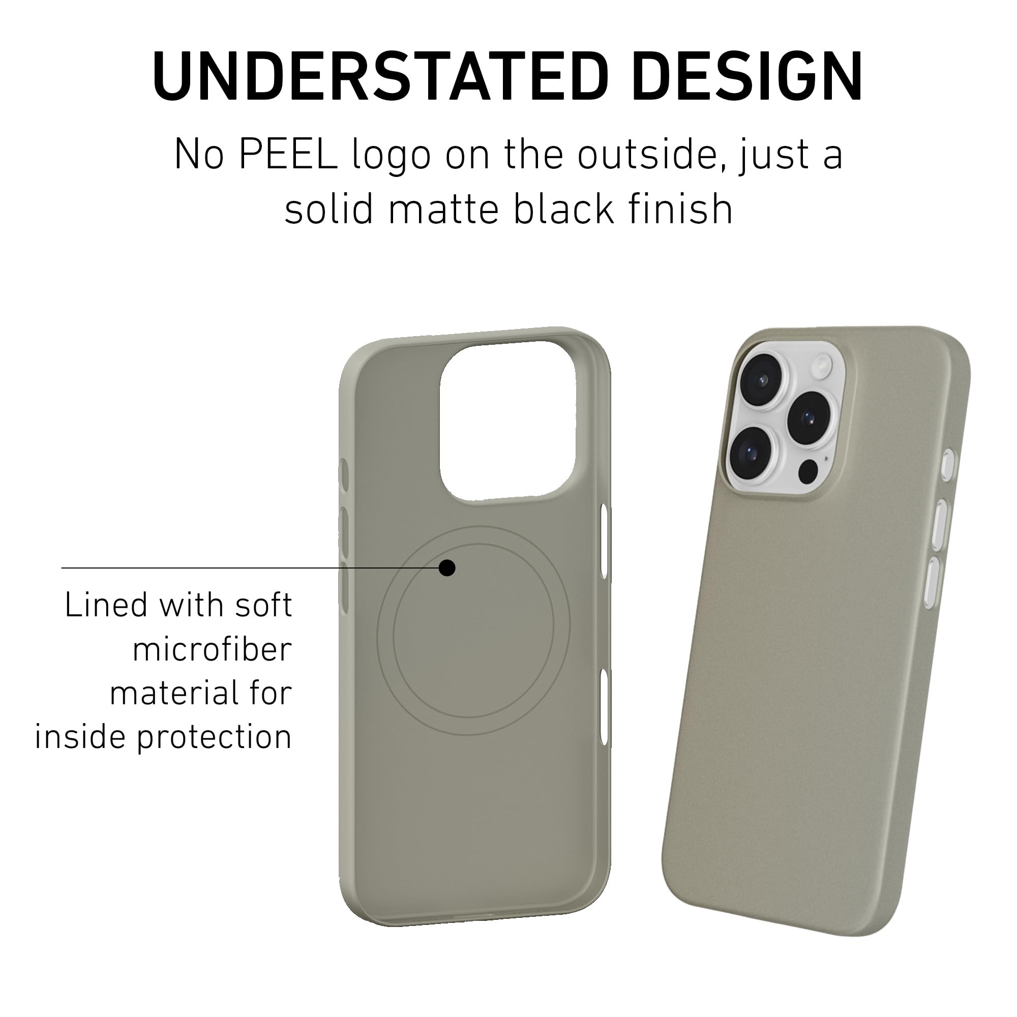 Foto 6 pulgar | Funda Magnética Peel Compatible Con Iphone 16 Pro Natural - Venta Internacional.