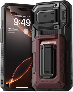 Foto 1 | Funda Tipo Cartera Con Tarjetero Vrs Design Origin Para Iphone 16 Pro - Venta Internacional.