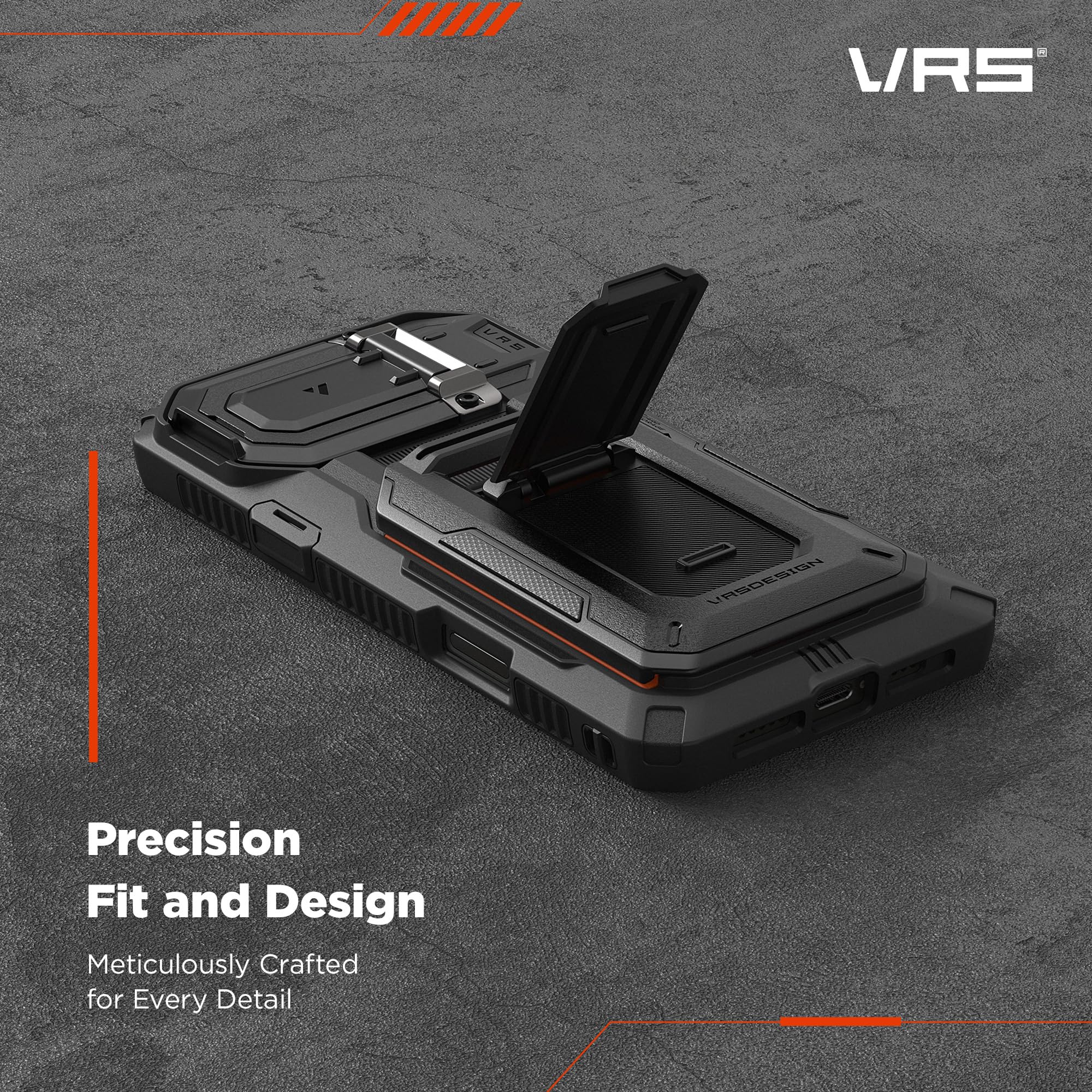 Foto 8 pulgar | Funda Tipo Cartera Con Tarjetero Vrs Design Origin Para Iphone 16 Pro Max - Venta Internacional.