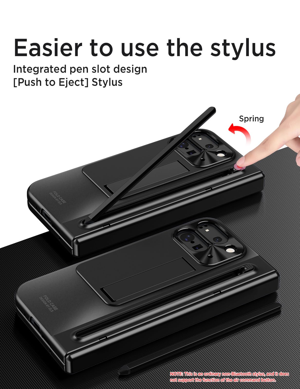 Foto 6 pulgar | Funda Miimall Slim Con Bolígrafo Y Ranura Para Bolígrafo Para Google Pixel 9 Pro Fold - Venta Internacional.