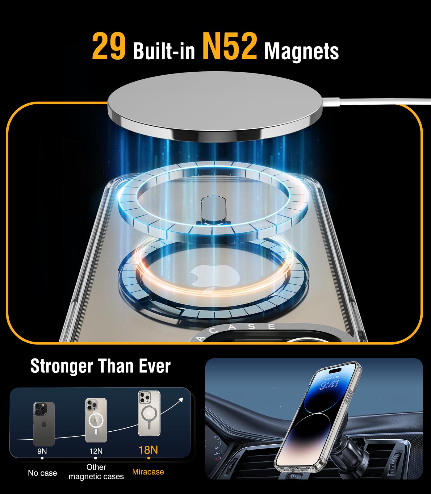 Foto 4 pulgar | Funda Para Teléfono Miracase Diseñada Para Iphone 15 Pro Con Soporte - Venta Internacional.