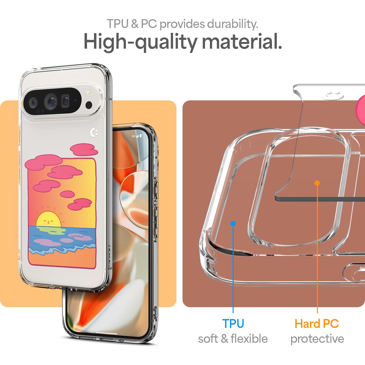 Foto 5 pulgar | Funda Para Teléfono Spigen Ultra Hybrid Diseñada Para Pixel 9 Pro Xl - Venta Internacional.