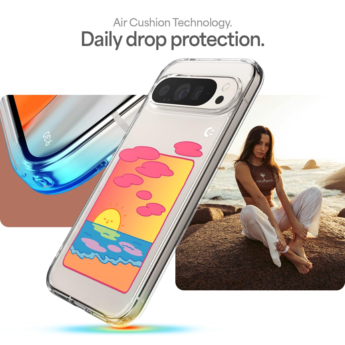 Foto 6 pulgar | Funda Para Teléfono Spigen Ultra Hybrid Diseñada Para Pixel 9 Pro Xl - Venta Internacional.