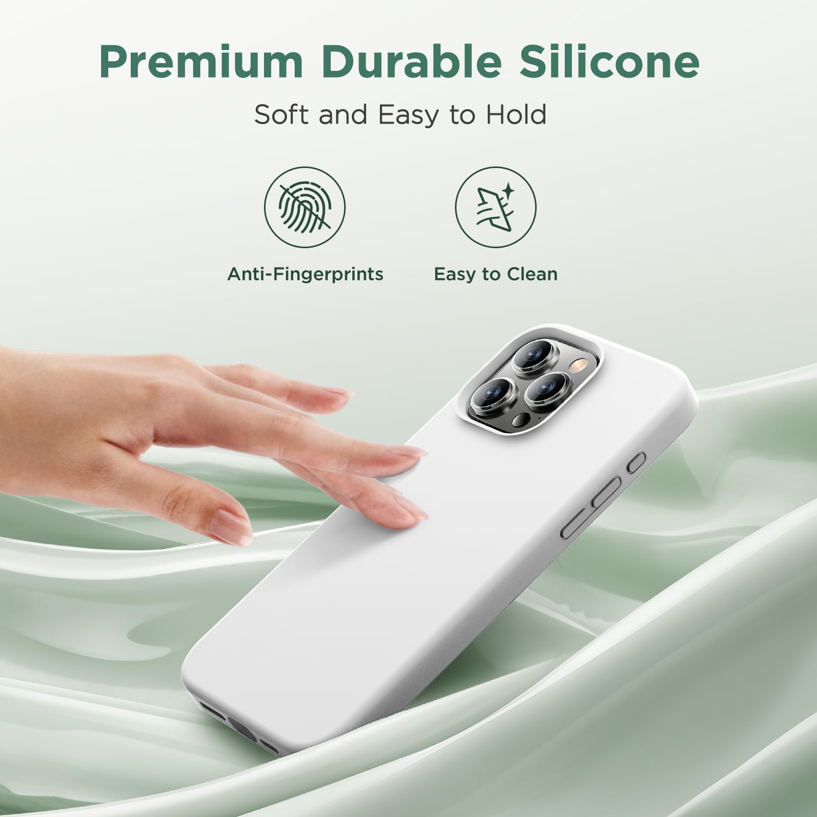 Foto 4 pulgar | Funda De Teléfono Cordking Silicone Ultra Slim Para Iphone 16 Pro - Venta Internacional.