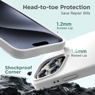 Foto 5 | Funda De Teléfono Cordking Silicone Ultra Slim Para Iphone 16 Pro - Venta Internacional.