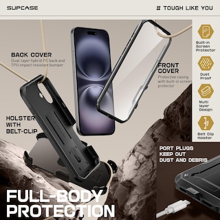 Foto 6 | Funda De Teléfono Supcase Unicorn Beetle Pro Para Iphone 16 Plus - Venta Internacional.