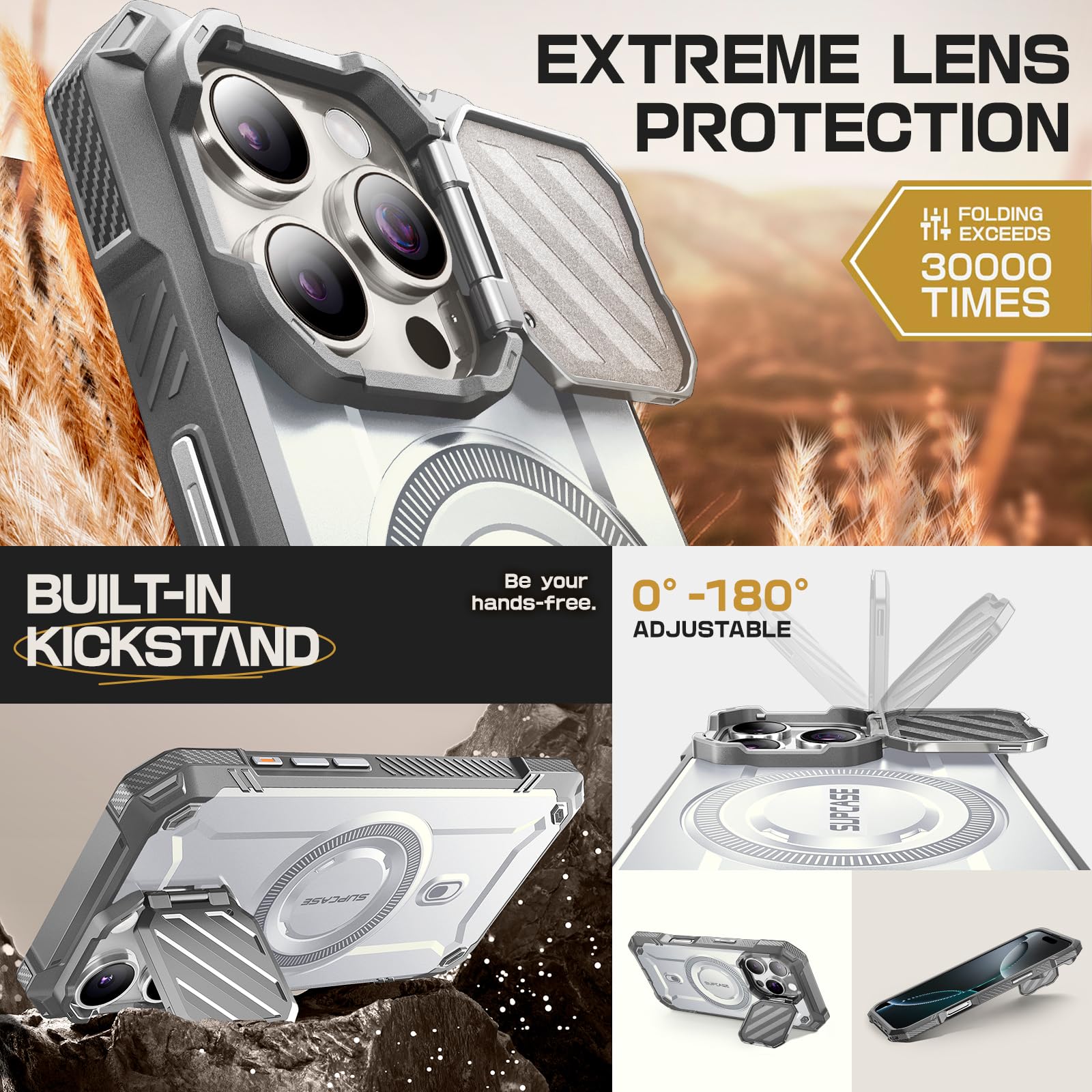 Foto 5 pulgar | Funda Para Teléfono Supcase Unicorn Beetle Mag Xt Para Iphone 16 Pro De 6.3 Pulgadas - Venta Internacional.