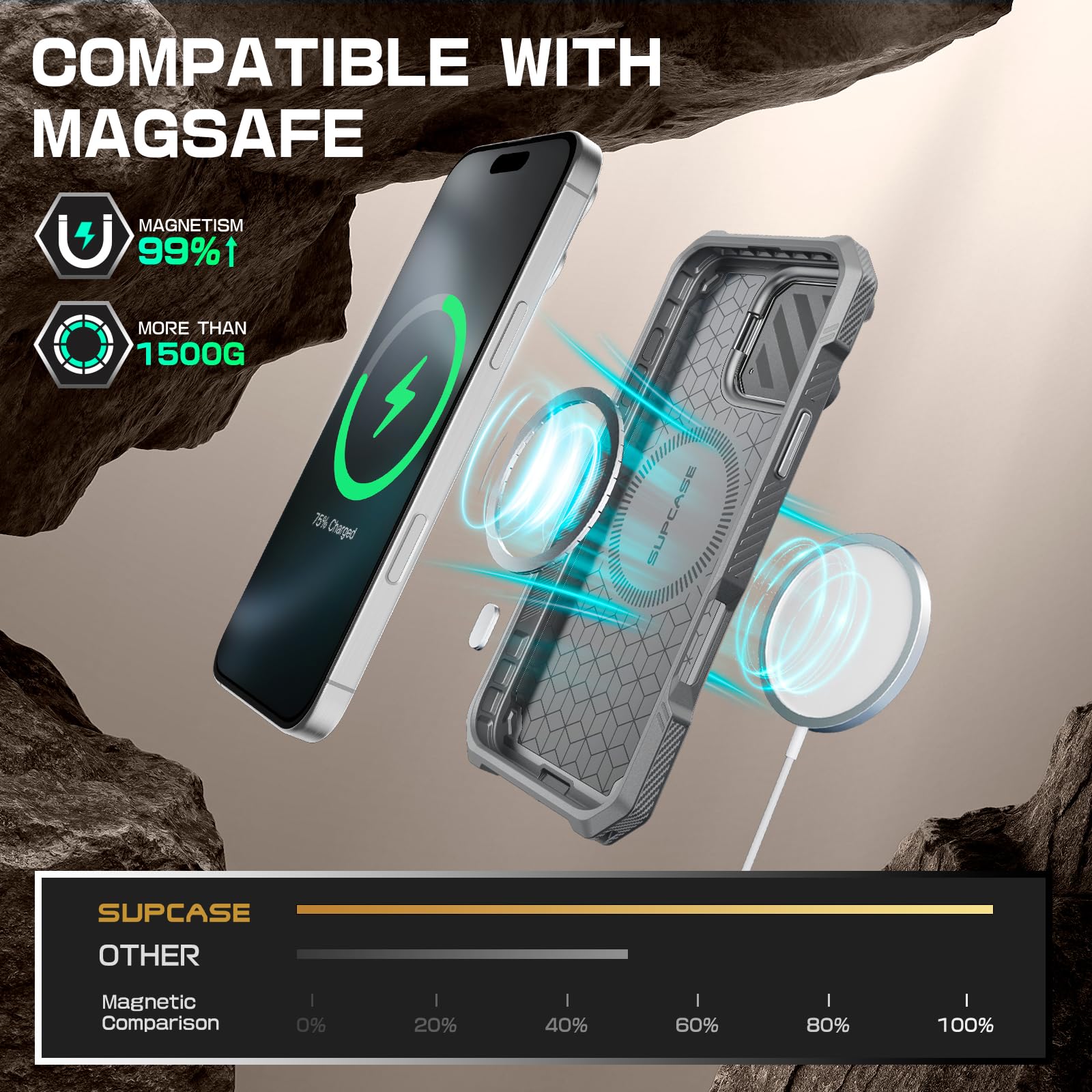 Foto 7 pulgar | Funda Para Teléfono Supcase Unicorn Beetle Mag Xt Para Iphone 16 Pro De 6.3 Pulgadas - Venta Internacional.