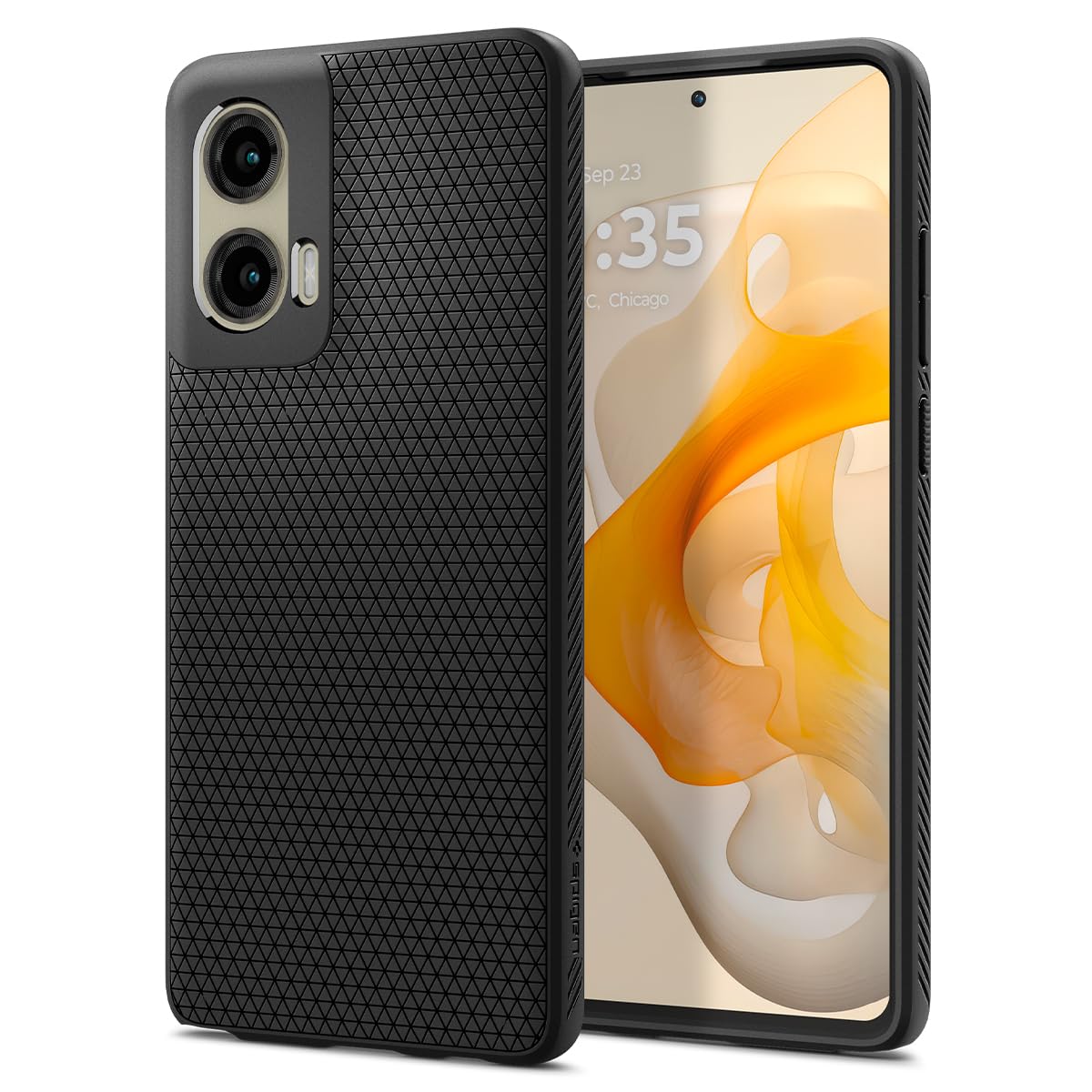 Foto 2 pulgar | Funda Spigen Liquid Air Para Moto G Stylus 5g (2024), Color Negro - Venta Internacional.