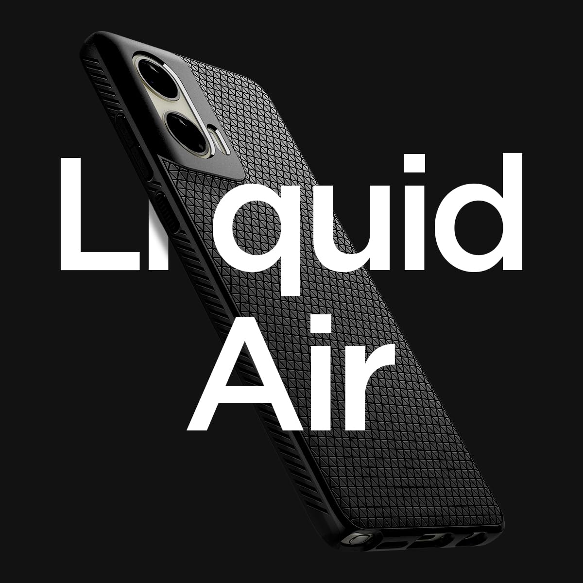 Foto 4 pulgar | Funda Spigen Liquid Air Para Moto G Stylus 5g (2024), Color Negro - Venta Internacional.