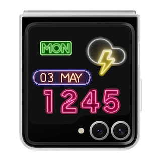 Foto 1 | Funda Para Teléfono Samsung Galaxy Z Flip 6 Flipsuit Con Luces Led De Color Gris - Venta Internacional.