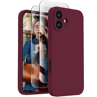Foto 1 | Funda Firenova Diseñada Para Iphone 16 Plus Silicone Plum - Venta Internacional.