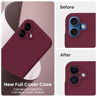 Foto 3 | Funda Firenova Diseñada Para Iphone 16 Plus Silicone Plum - Venta Internacional.