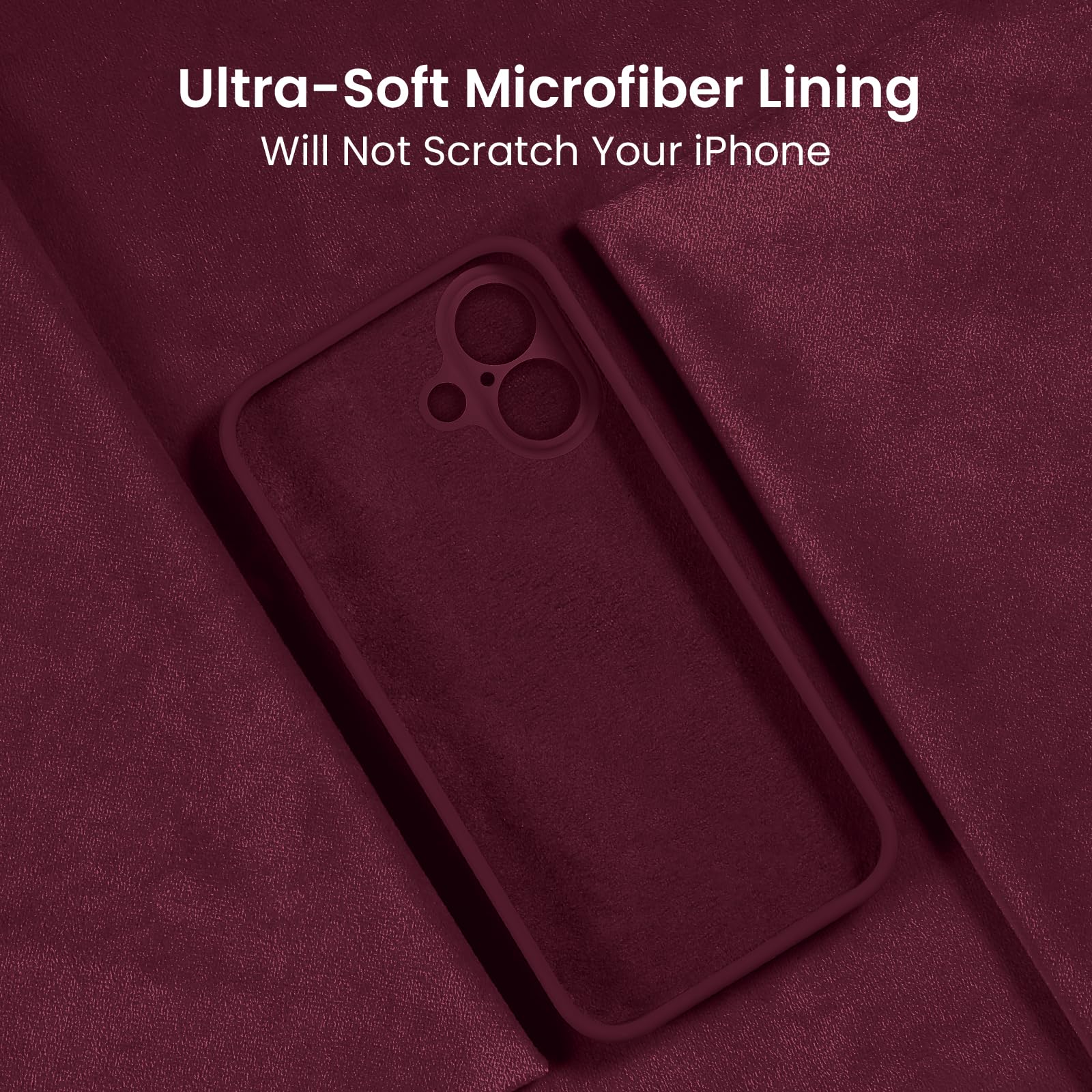 Foto 6 pulgar | Funda Firenova Diseñada Para Iphone 16 Plus Silicone Plum - Venta Internacional.