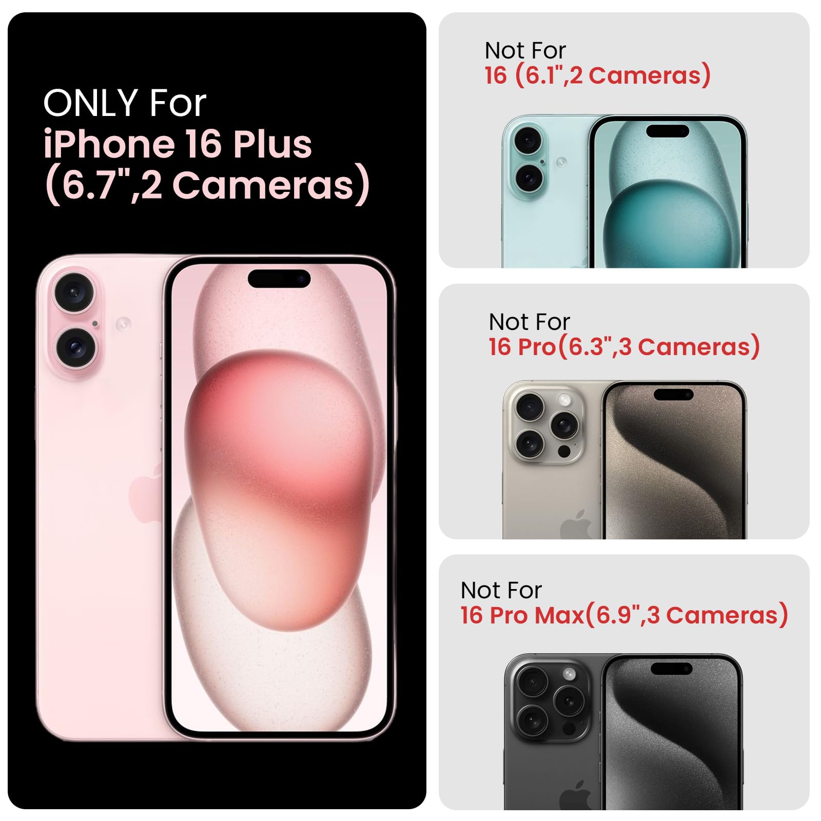 Foto 7 pulgar | Funda Firenova Diseñada Para Iphone 16 Plus Silicone Plum - Venta Internacional.