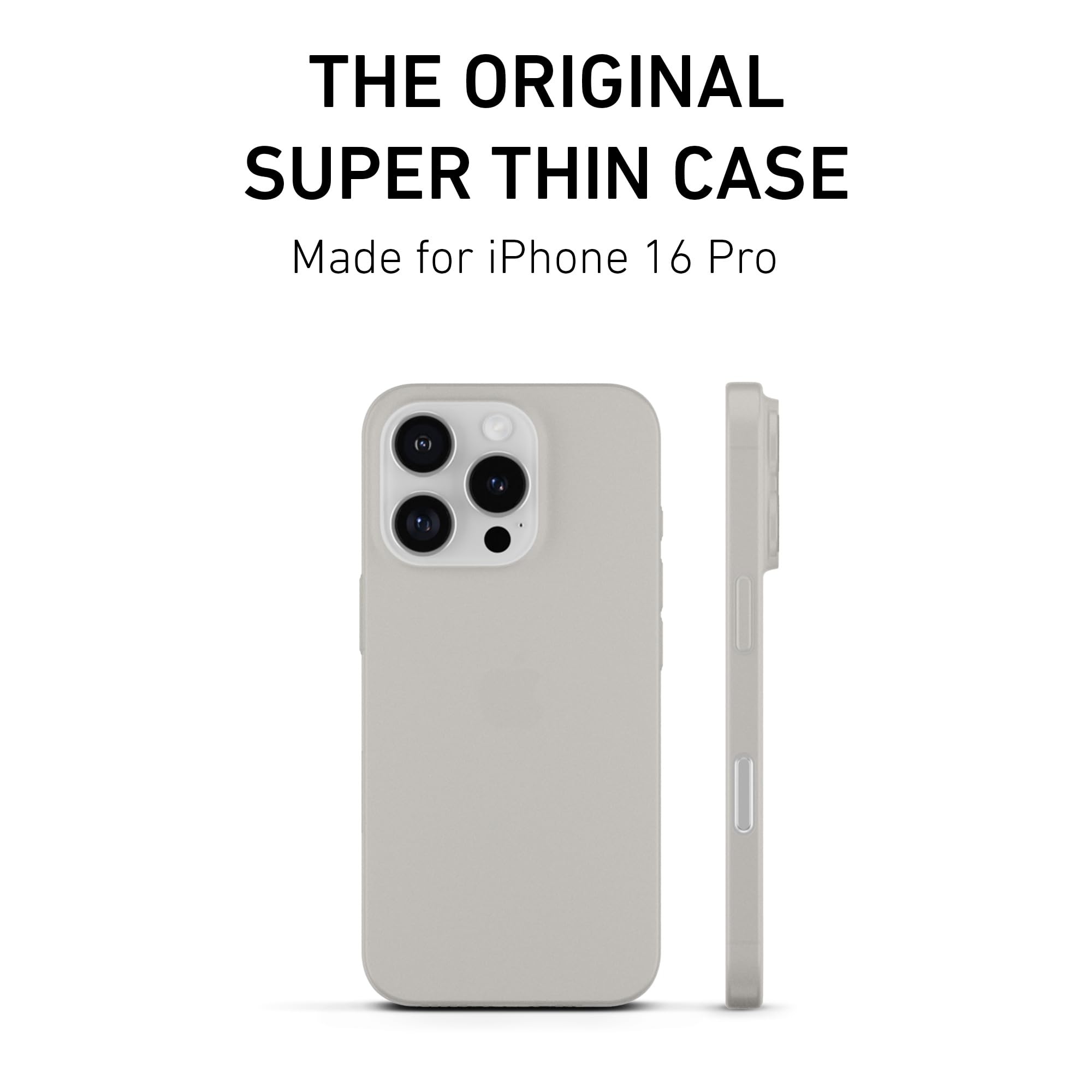 Foto 3 pulgar | Funda Peel Original Super Thin Para Iphone 16 Pro Transparente - Venta Internacional.