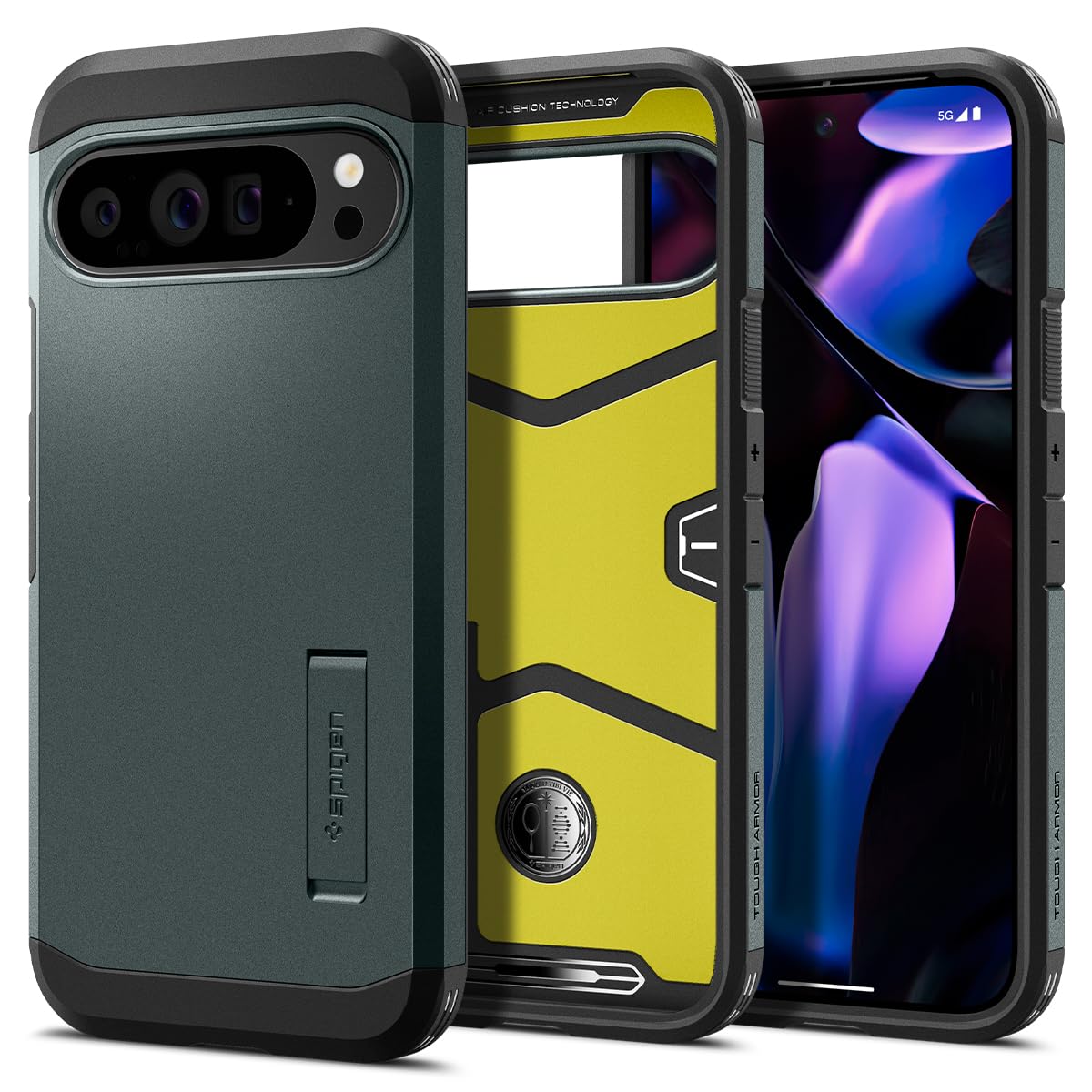 Funda Spigen Tough Armor Para Pixel 9 Pro Xl Con Soporte - Venta Internacional.