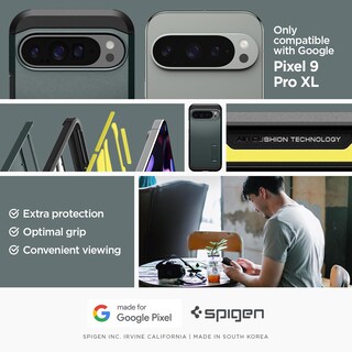Foto 2 | Funda Spigen Tough Armor Para Pixel 9 Pro Xl Con Soporte - Venta Internacional.