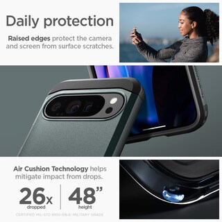 Foto 4 | Funda Spigen Tough Armor Para Pixel 9 Pro Xl Con Soporte - Venta Internacional.
