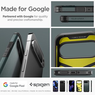 Foto 7 | Funda Spigen Tough Armor Para Pixel 9 Pro Xl Con Soporte - Venta Internacional.
