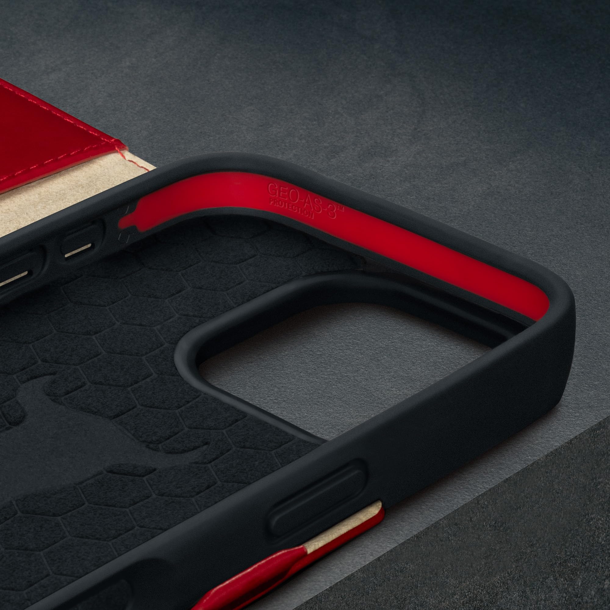 Foto 7 pulgar | Funda Torro Premium Leather Para Iphone 16 Pro Max, Color Rojo - Venta Internacional.