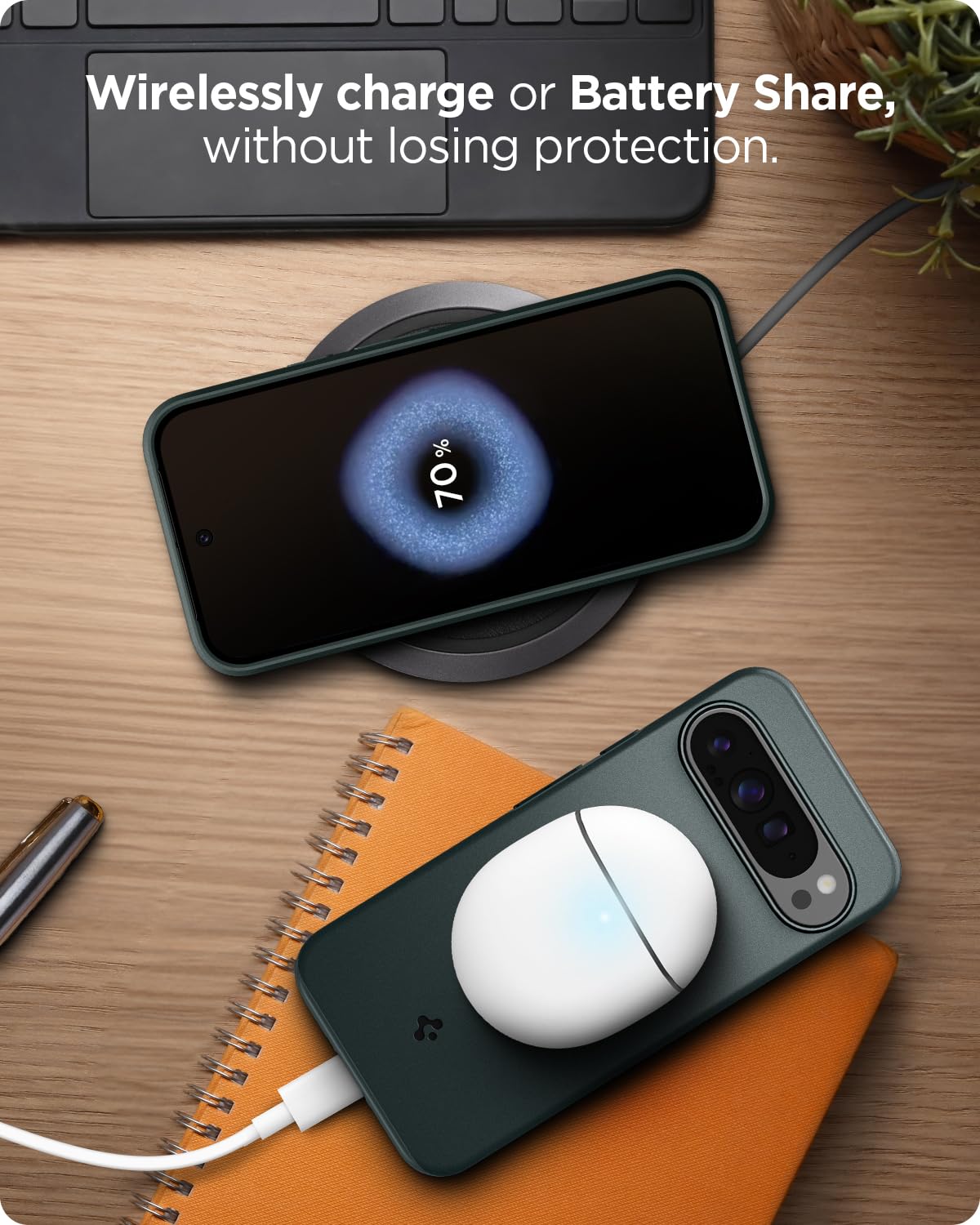 Foto 7 pulgar | Funda Spigen Thin Fit Para Pixel 9/pixel 9 Pro Con Protección De Grado Militar - Venta Internacional.