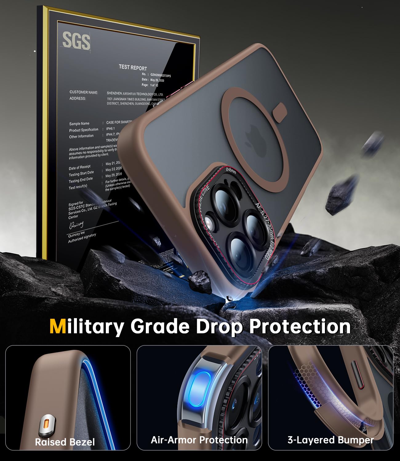 Foto 7 pulgar | Funda Jueshituo Para Iphone 16 Pro Con Protector De Pantalla - Venta Internacional.